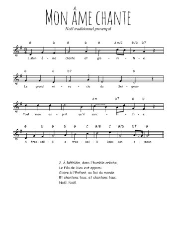 Mon âme chante
